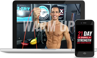 Dumbbell Jump Rope Workout Warm Up