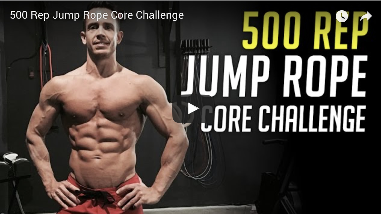 500 Rep Core Challenge - Jump Rope Gym - High Intensity Jump Rope Training