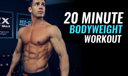 20 Minute Bodyweight Workout - Jump Rope Workout